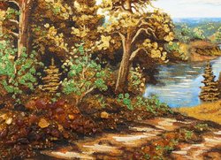 Landscape “Towards the River”
