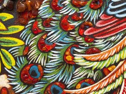 Panel "Peacocks in Chinese painting"