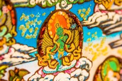Panel “Green Tara and twenty-one forms of its manifestations”
