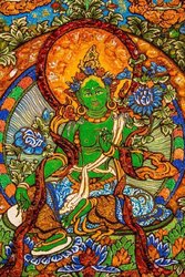 Panel "Green Tara"