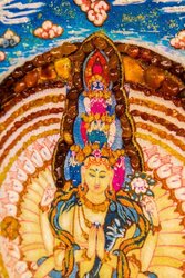 Panel “Thousand-armed Avalokiteshvara”