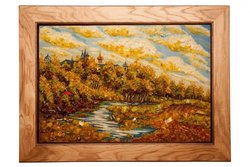 Landscape “Country landscapes. View from the temple"