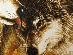 Panel "Wolf and She-Wolf"