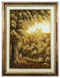 Landscape “Ariccia near Rome” (Lebedev Mikhail Ivanovich)