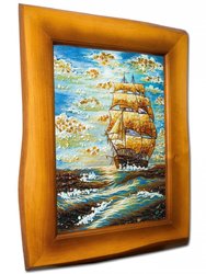 Panel “Moonrise on the sea”
