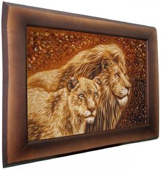 Panel "Lion and Lioness"