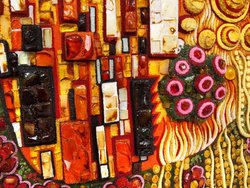 Volumetric panel “The Kiss” (Gustav Klimt)