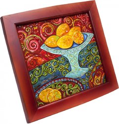"Lemons in a Vase"