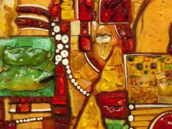 Panel “Waiting” (Gustav Klimt, fragment)