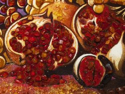 "Figs, Pomegranates, Grapes and a Copper Plate" (George Henry Hall)