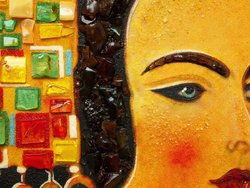 Panel “Waiting” (Gustav Klimt, fragment)