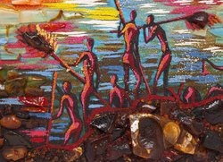 Painting "Arrival at the port"