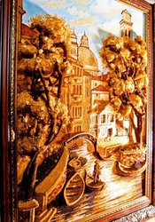 Three-dimensional painting “Venice Canal”