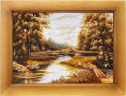 Landscape “Bridge over the River”