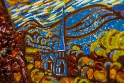 Volumetric panel “Starry Night” (Vincent van Gogh)