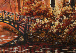 Landscape “Bridge over the River”