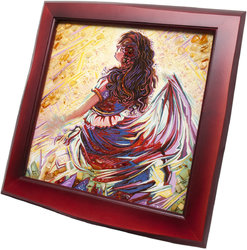 Panel “Girl with a Shawl”