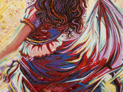 Panel “Girl with a Shawl”