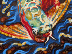Panel “Arowana fish”