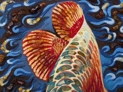 Panel “Arowana fish”