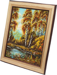 Landscape “Autumn birches”