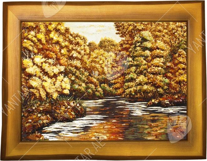 Volumetric landscape “Golden Autumn”
