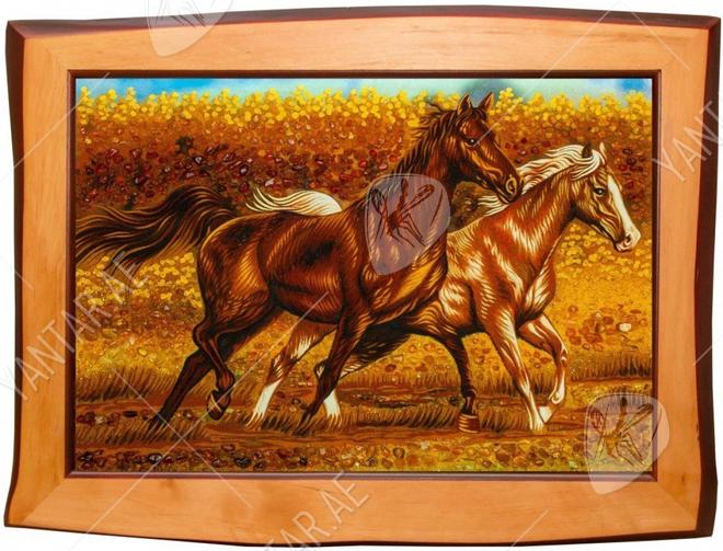 Panel “Two Horses”