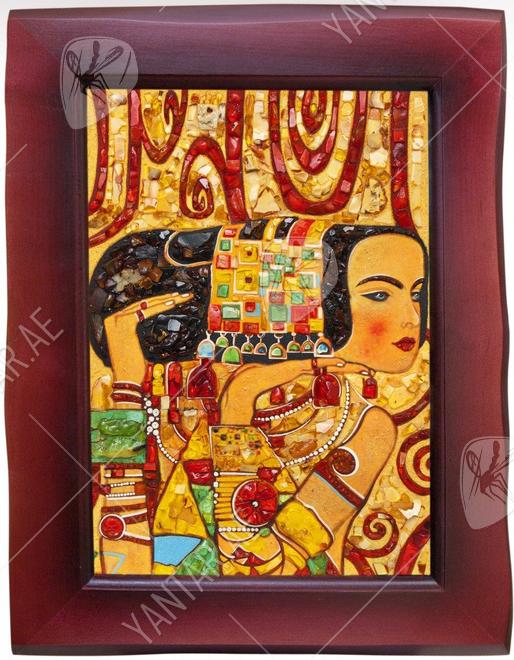 Panel “Waiting” (Gustav Klimt, fragment)