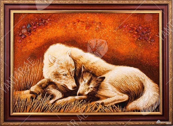 Panel “Pair of Wolves” Panel “Pair of Wolves”