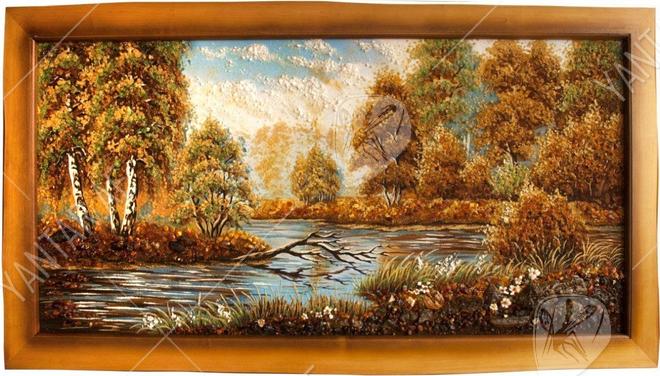 Landscape “Forest and River”