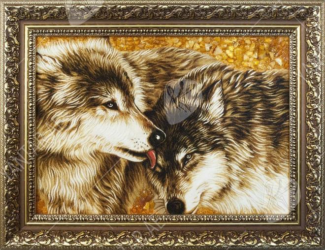 Panel "Wolf and She-Wolf"