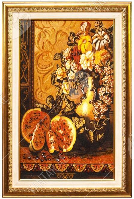 "الحياة الساكنة مع البطيخ" (جورج هنري هول)