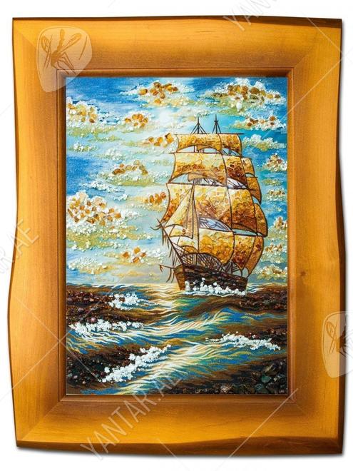 Panel “Moonrise on the sea”