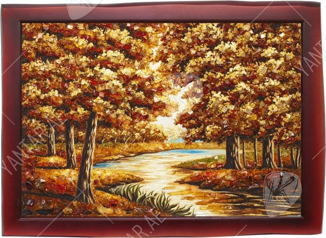 Landscape “River in the Forest”