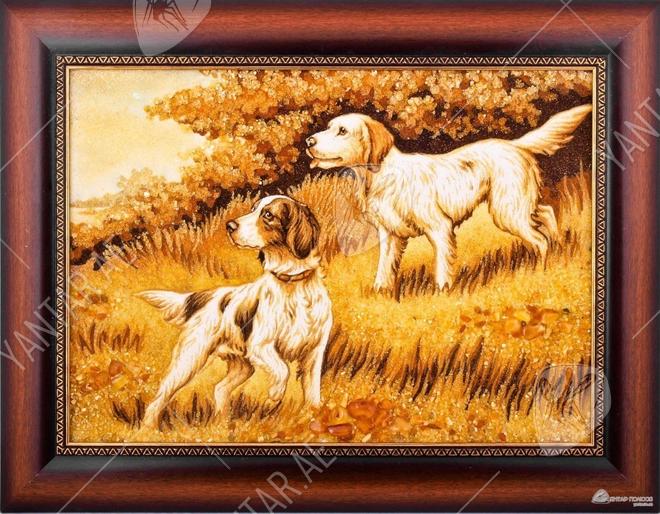 Painting "Hunting dogs" Painting "Hunting dogs"