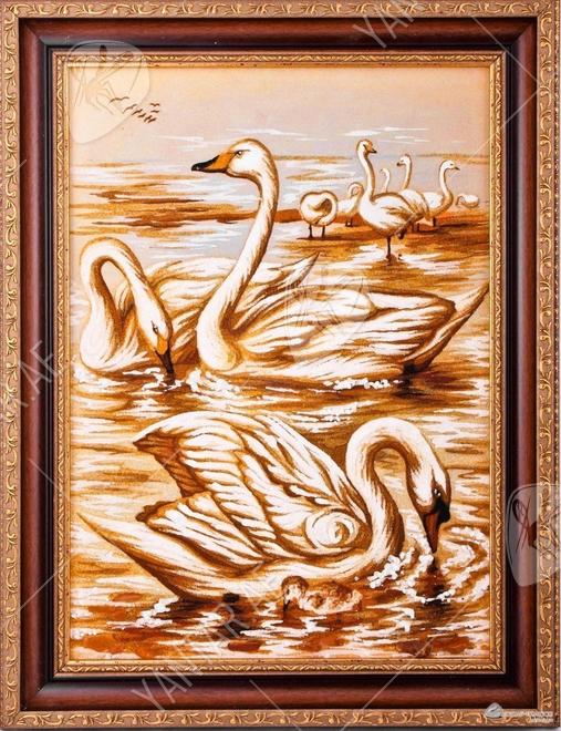 Panel "Swans on the Lake" Panel "Swans on the Lake"