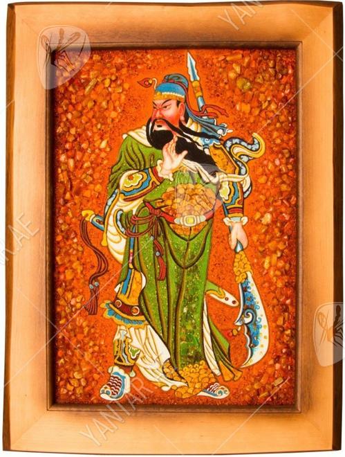 Panel "Sacred Warrior Guan Yu"