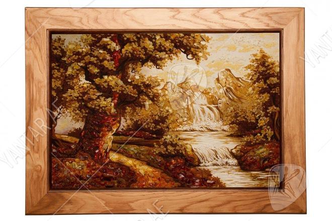 Landscape “Mountain Waterfall”