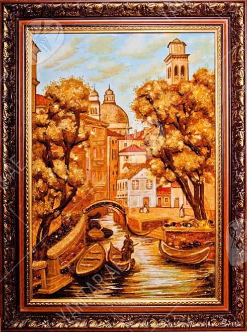 Three-dimensional painting “Venice Canal”