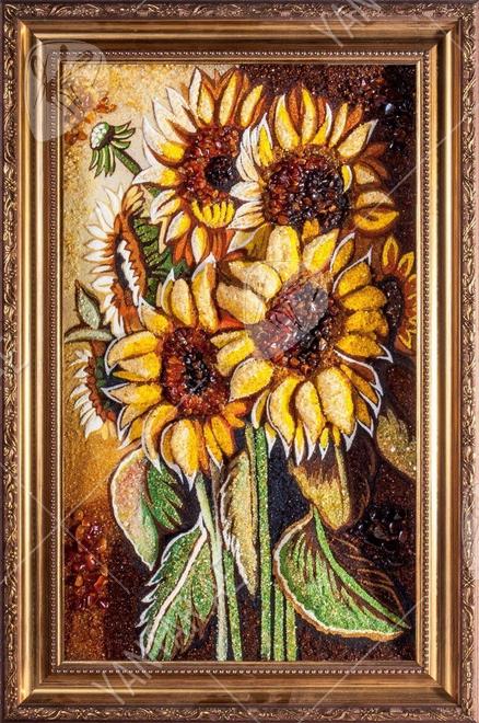 Three-dimensional painting “Sunflowers” Three-dimensional painting “Sunflowers”