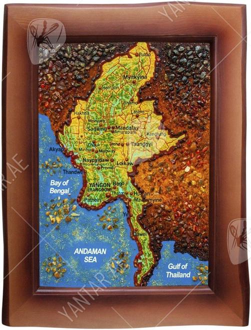 Map: Republic of the Union of Myanmar