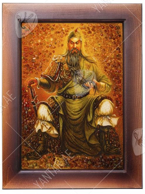 Panel “Warlord of the Kingdom of Shu - Guan Yu”