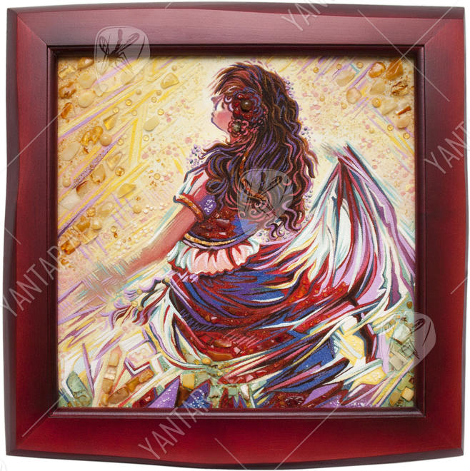 Panel “Girl with a Shawl”