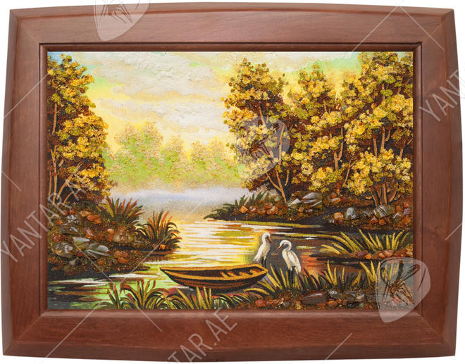 Landscape "Herons"