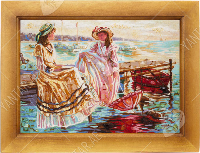 Panel "Girls on the Pier"