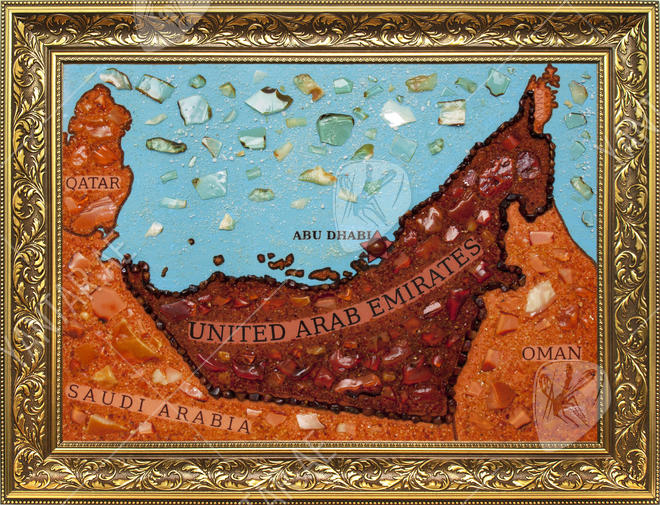 Map: United Arab Emirates