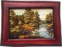 Landscape “Lake in a pine forest”
