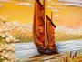 Landscape “Sailboats on a forest lake”