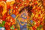 Panel "Buddhist painting Thangka - White Tara"
