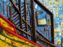 Volumetric panel “Terrace of a night cafe in Arles” (Vincent van Gogh)